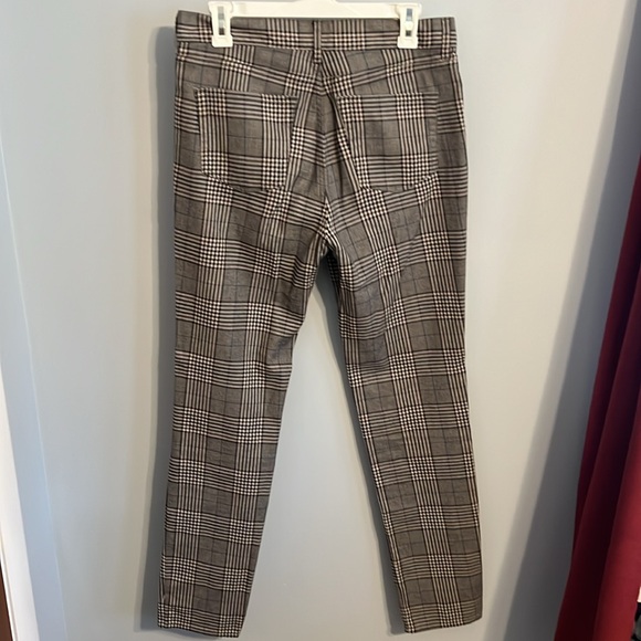 H&M mens skinny fit plaid pants size 30 waist - Picture 2 of 3